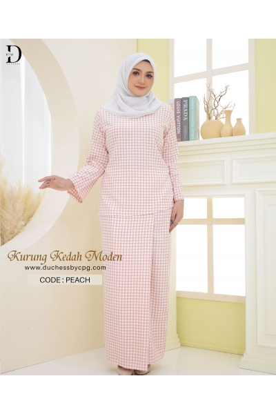 KURUNG KEDAH - PEACH